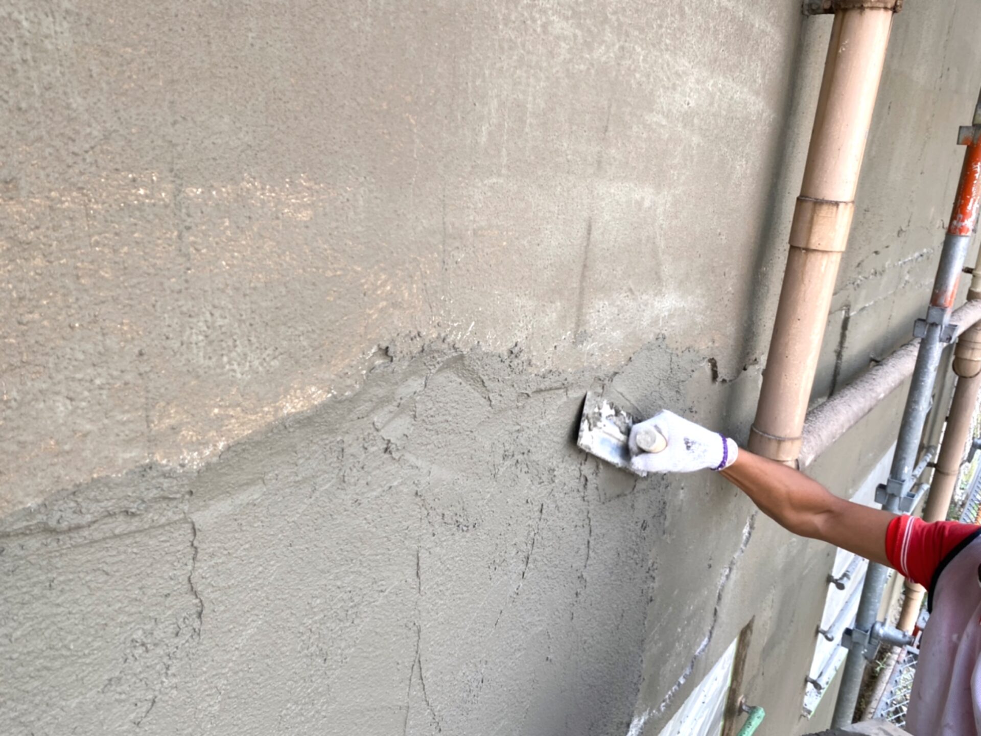 コンクリートの爆裂のDIY補修